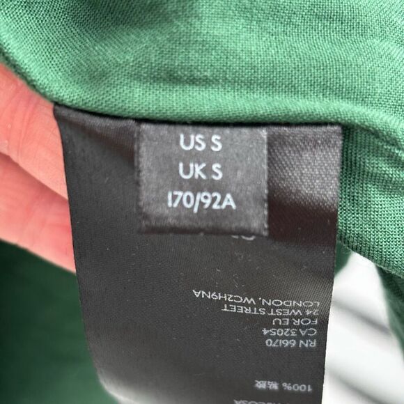 Maeve By Anthropologie Sacha Jacquard Tiered Tunic Dress Kelly Green Size Small - Picture 9 of 10